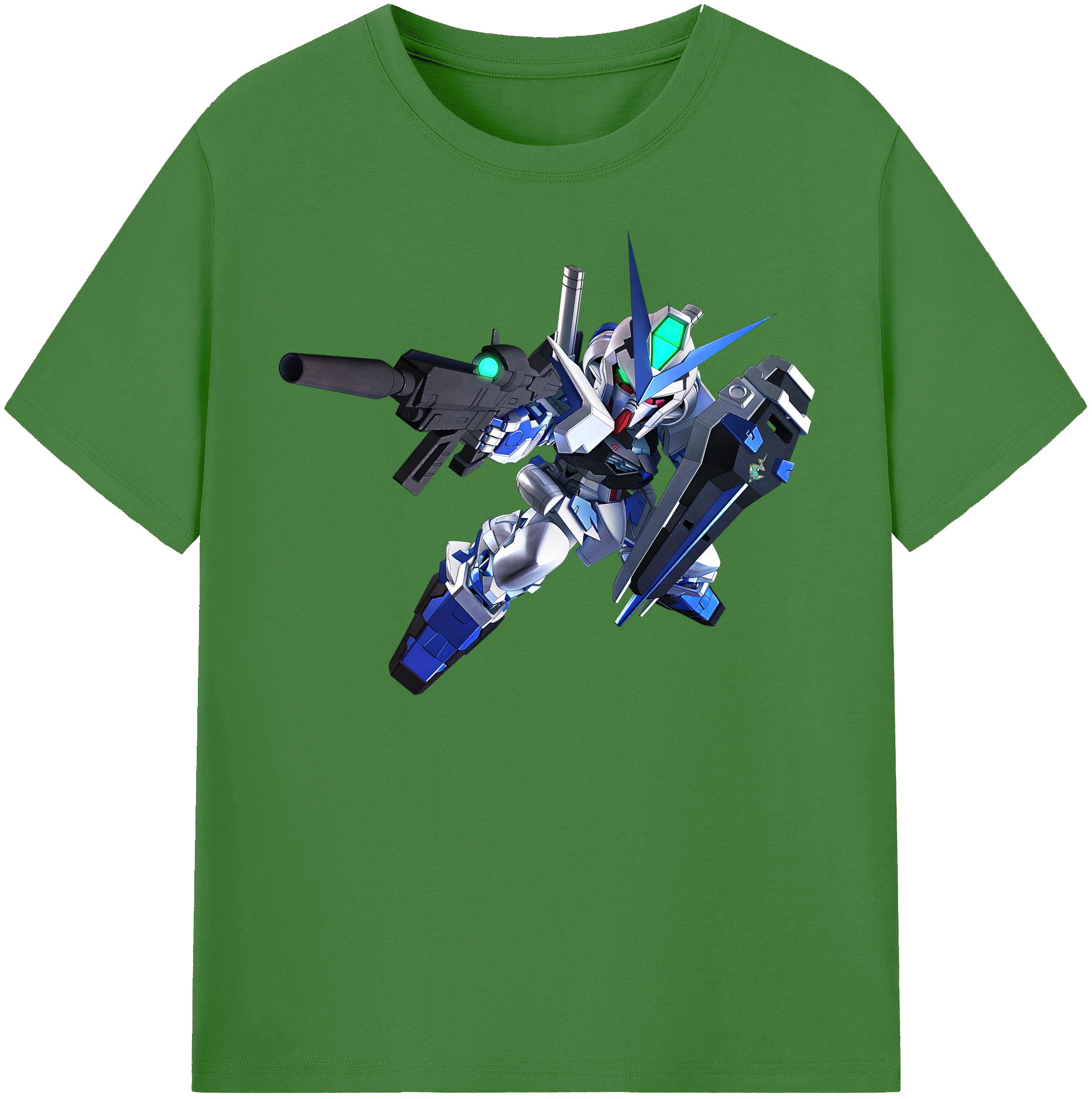 （画像用） 機動戦士ガンダム Mobile Suit Gundam レディースカジュアルプリントTシャツ（綿100％）